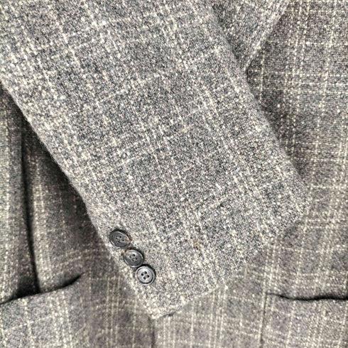 RED STAR イタリア製 ウィンドウペン ウール 2B テーラードジャケット メンズ EUR:48