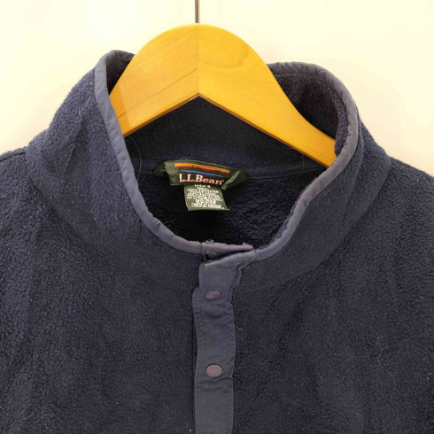 エルエルビーン L.L.Bean 90S メキシコ製 三角タグ パイル地 フリース ボア ハーフスナップ プルオーバー メンズ import:M