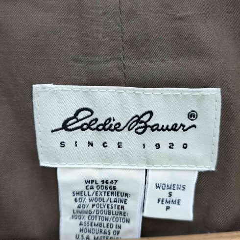 エディーバウアー Eddie Bauer 90s ツイード 切り替え ベスト レディース JPN:S