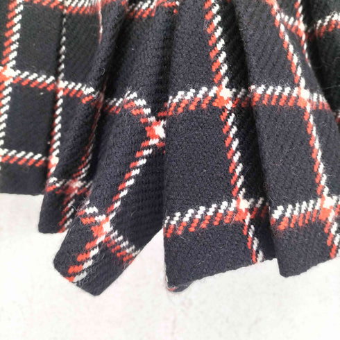 バーバリーブルーレーベル BURBERRY BLUE LABEL ホース刺繍 ウールキュロットスカート レディース 36