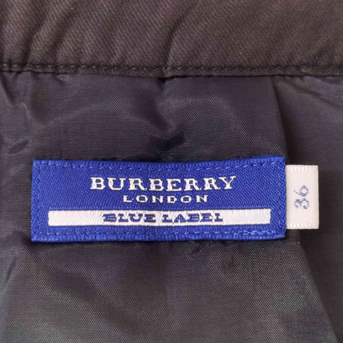 バーバリーブルーレーベル BURBERRY BLUE LABEL ホース刺繍 ウールキュロットスカート レディース 36