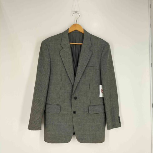 バーニーズニューヨーク BARNEYS NEWYORK policarPo 千鳥格子 ウール2Bテーラードジャケット 2タックスラックス セットアップ メンズ