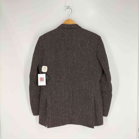 ハリスツイード Harris Tweed OLD DUNN&CO 英国製 ツィード ネップ ウール 2Bテーラードジャケット メンズ UK:38