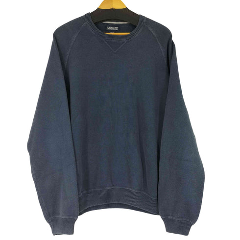 ランズエンド LANDS END 00S コットン クルーネックセーター メンズ import:L