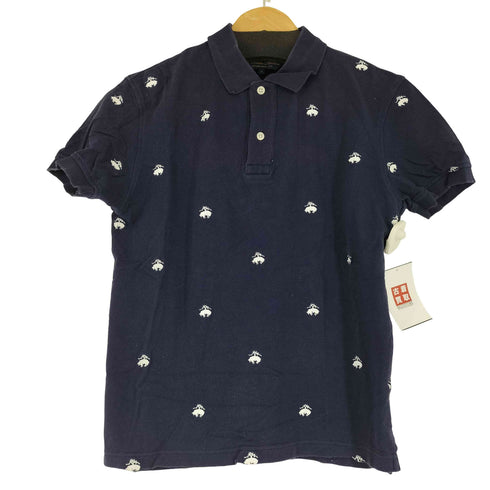 ブルックスブラザーズ BROOKS BROTHERS 刺繍デザイン S/S ポロシャツ メンズ import:S