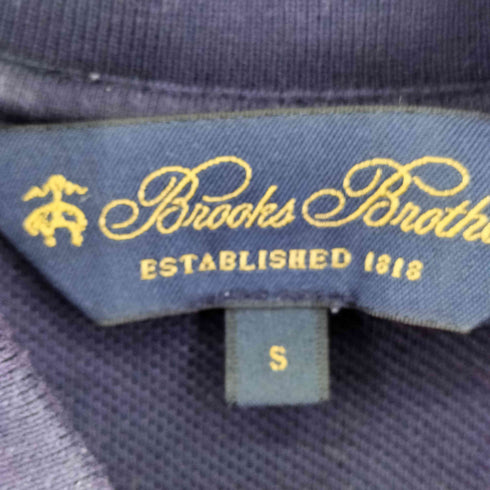 ブルックスブラザーズ BROOKS BROTHERS 刺繍デザイン S/S ポロシャツ メンズ import:S