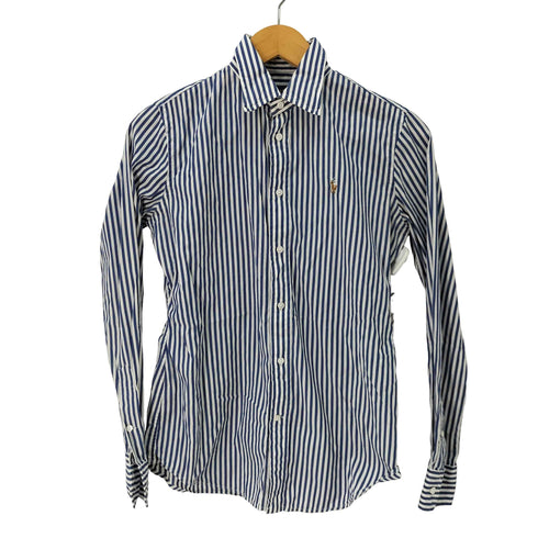 ポロラルフローレン POLO RALPH LAUREN SLIM STRETCH スリム ストレッチ ストライプ シャツ レディース 2