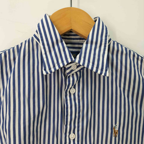 ポロラルフローレン POLO RALPH LAUREN SLIM STRETCH スリム ストレッチ ストライプ シャツ レディース 2