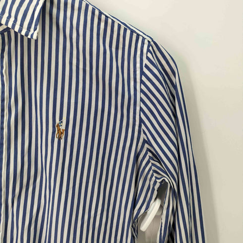 ポロラルフローレン POLO RALPH LAUREN SLIM STRETCH スリム ストレッチ ストライプ シャツ レディース 2