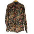 ザラ ZARA RELAXED FIT 花柄 ベロア L/S シャツ メンズ import:L