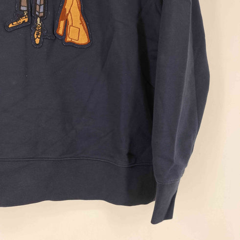 ブルックスブラザーズ BROOKS BROTHERS フロントワッペンクルーネックスウェット メンズ import:S