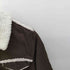 {D-va JEANS 裏地ボアフェイクムートンジャケット レディース import:L