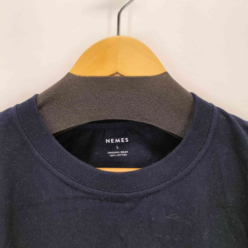ネメス NEMES 刺繍ロングスリーブTシャツ メンズ import:L