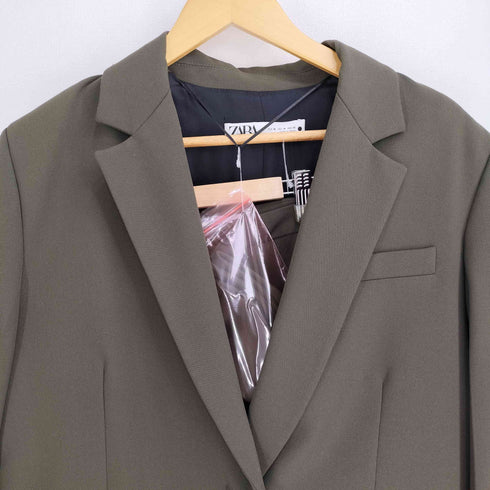 ザラ ZARA ベルテッドテーラードジャケット スラックスパンツ セットアップ レディース M