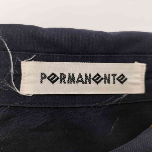 イッセイミヤケペルマネンテ ISSEY MIYAKE PERMANENTE 90S 99AW 胡桃ボタン L/S シャツ レディース JPN:2