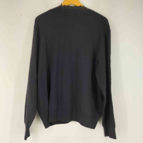 ランズエンド LANDS END フロント刺繍 クルーネックセーター メンズ import:XL