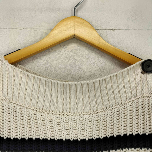 バナナリパブリック BANANA REPUBLIC コットン ボタンショルダー セーター レディース XS