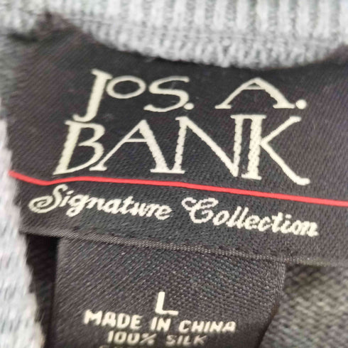 ジョスエーバンク Jos A Bank 90S シルク100モックネックニット メンズ import:L
