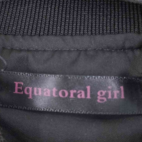 EQUATORAL GIRL キャラクター刺繍 スカジャン メンズ JPN:XL