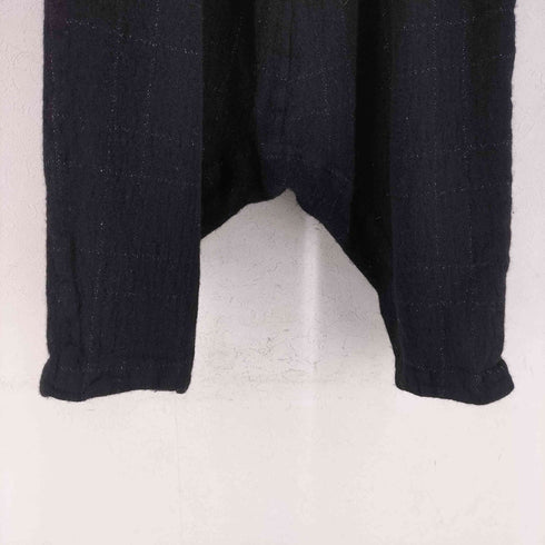 ブラックコムデギャルソン BLACK COMME des GARCONS ラメステッチウールサルエルパンツ レディース JPN:XS