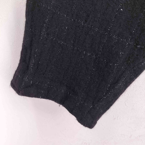 ブラックコムデギャルソン BLACK COMME des GARCONS ラメステッチウールサルエルパンツ レディース JPN:XS