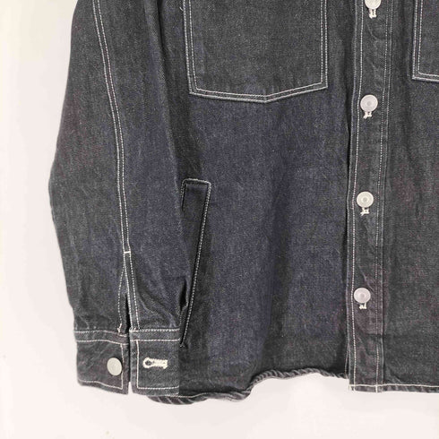 ザラ ZARA デニムシャツジャケット メンズ import:XL
