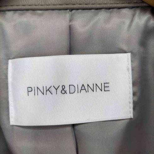 ピンキーアンドダイアン Pinky&Dianne フォーレザーライダースジャケット レディース 36