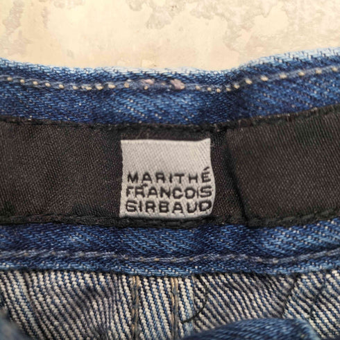 マリテフランソワジルボー MARITHE FRANCOIS GIRBAUD ワイドデニムパンツ メンズ 38×32