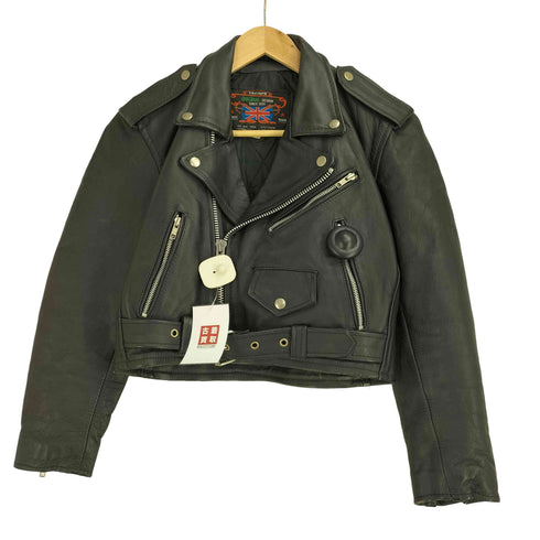 Triumph レザー ダブルライダースジャケット レディース import:M