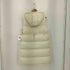 ファーストダウン FIRST DOWN Recycled Down Hooded Vest リサイクルダウンフーデッドダウンベスト レディース FREE