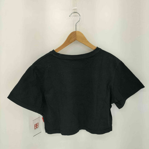 ARCHIVE BOLD RED MOSS クロップド丈 クルーネックTシャツ Y2K レディース FREE