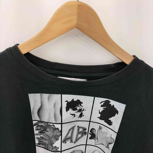 ARCHIVE BOLD RED MOSS クロップド丈 クルーネックTシャツ Y2K レディース FREE