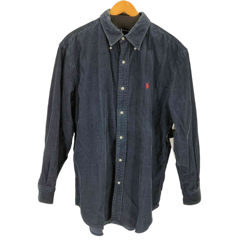 ラルフローレン RALPH LAUREN ポニー刺繍 ボタンダウンコーデュロイシャツ メンズ import:M