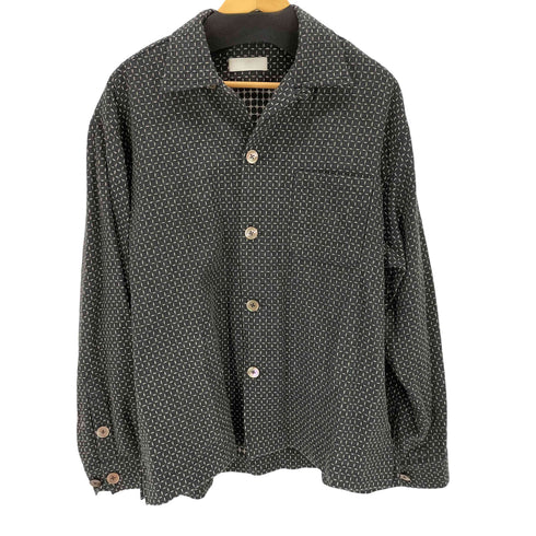 レットルーズ Let LOOSE 総柄オープンカラーシャツ メンズ import:L