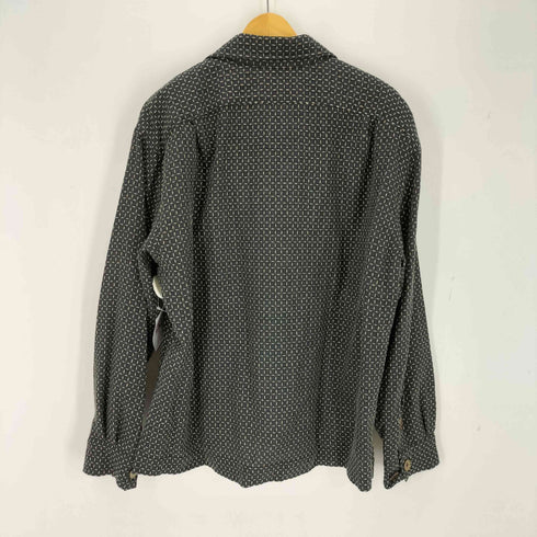 レットルーズ Let LOOSE 総柄オープンカラーシャツ メンズ import:L