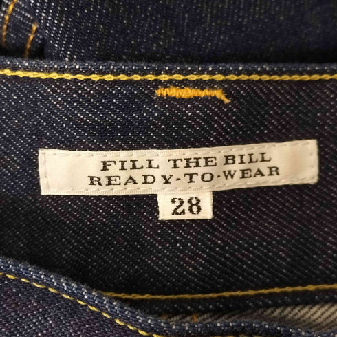 フィルザビル FILL THE BILL ダブルニーデニムパンツ レディース 28