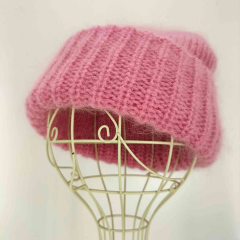 TEURN モヘアビーニー レディース