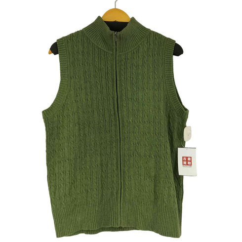 ペンドルトン PENDLETON ジップアップコットンニットベスト メンズ import:L