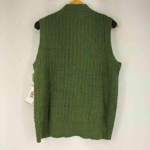 ペンドルトン PENDLETON ジップアップコットンニットベスト メンズ import:L