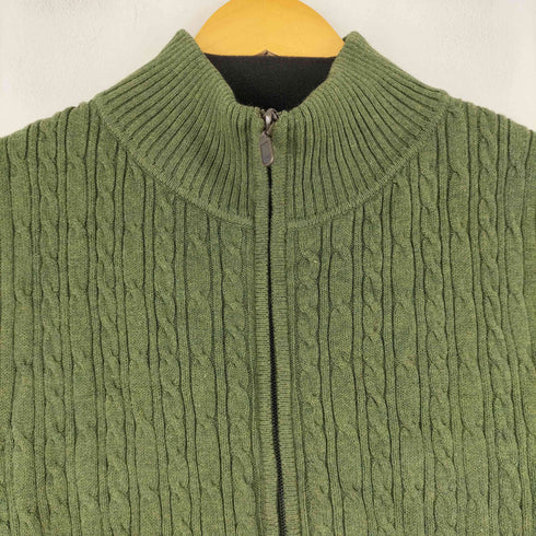 ペンドルトン PENDLETON ジップアップコットンニットベスト メンズ import:L