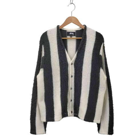 ステューシー Stussy Stripe Brushed Cardigan メンズ JPN:M