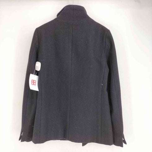 N4 ウール 変形 比翼 ハイネックネック ショートラップコート メンズ JPN:1