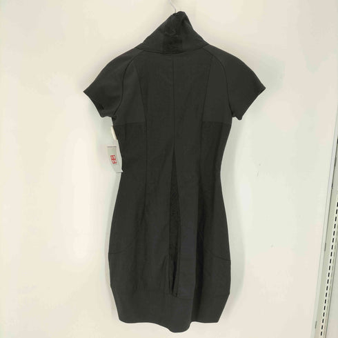 AAKASHA ジップアップハイネックリネンワンピース Y2K レディース JPN:XS