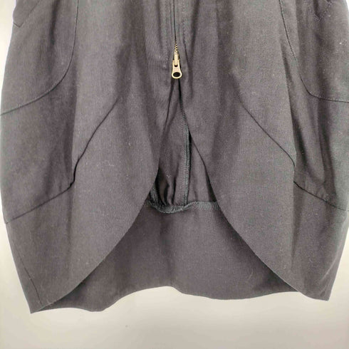 AAKASHA ジップアップハイネックリネンワンピース Y2K レディース JPN:XS