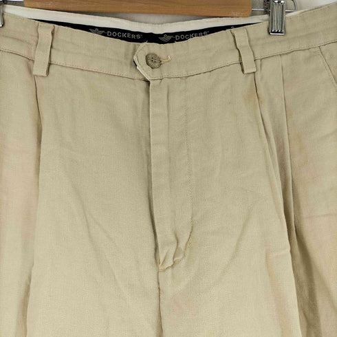 ドッカーズ DOCKERS リネン2タックスラックス メンズ 34/32