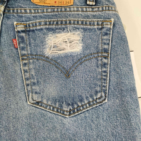 リーバイス Levis ダメージデニムパンツ メンズ 34/30