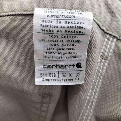 カーハート Carhartt メキシコ製 ペインター ダックワークパンツ メンズ 36×32