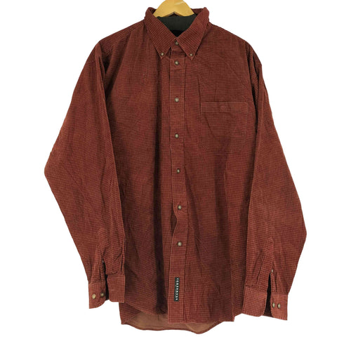 コンセンサス consensus コーデュロイチェック L/S BD シャツ メンズ import:XL