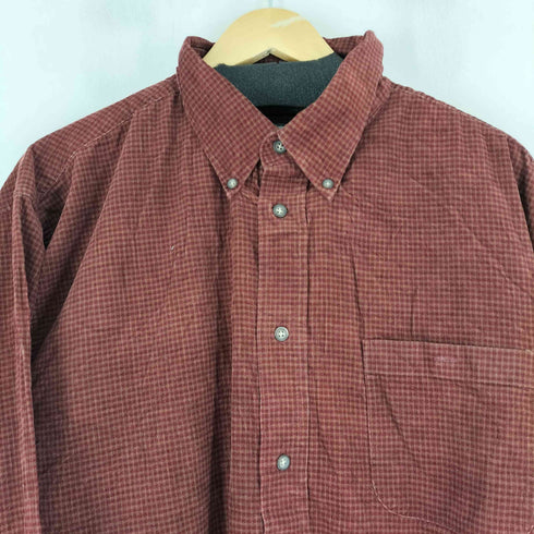 コンセンサス consensus コーデュロイチェック L/S BD シャツ メンズ import:XL