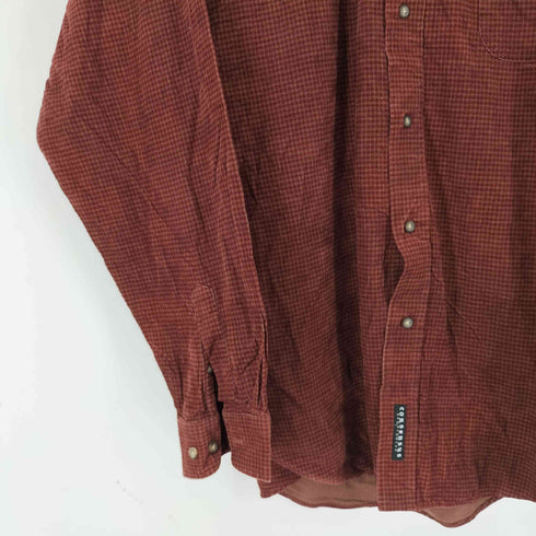 コンセンサス consensus コーデュロイチェック L/S BD シャツ メンズ import:XL